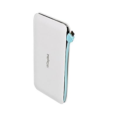 Digitek DIP 6000 mAh Power Bank Li Polymer - White Pack of 2
