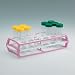 Simport MultiRack S600-30B Polymer Tube Rack for 18 Tubes, Blue Color (Case of 10)