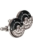 Two Tone Black Stainless Steel Rotor Cufflinks