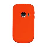 Amzer Silicone Skin Jelly Case for Huawei Comet U8150 - Orange