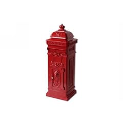 Briefkasten Stand rot Alu-Gu� 102 cm