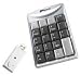 Targus Wireless Stow-N-Go Keypad - Keypad - wireless - RF - 19 keys - USB wireless receiver - silver