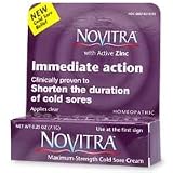 Novitra Maximum Strength Cold Sore Cream 0.25 Oz 31WZJQSARFL. SL160 Novitra Maximum Strength Cold Sore Cream 0.25 Oz