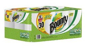 Bounty Huge Roll (2.5X Regular), 2 Ply, White-12pk