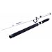 Okuma Fishing TU-100 Tundra 10-Foot 2-Piece Surf/Pier Spinning Rod (Large, White/Blue)