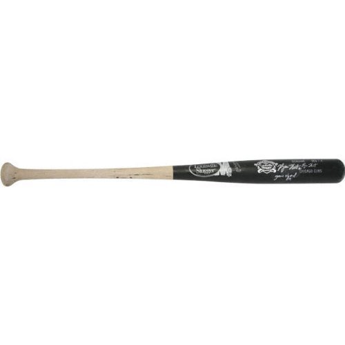 Ryan Theriot Autographed 2009 Game Used Black Louisville Slugger Bat