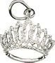 Rembrandt Charms Tiara Charm, Sterling Silver