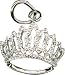 Tiara Charm, Sterling Silver