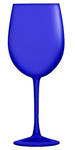 Blue Cachet White Wine Glass - Additional Colors Available - 16 oz Set of 6