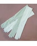 Matte Spandex 16-Button Opera Length with 3 buttons at Mousquetaire wrist opening Bridal Wedding Formal Prom Gloves