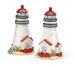 Lighthouse Salt and Pepper Set --Coastal Light