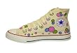 Chuck Taylor All Star Hi Top Custom Unbleached White Party Balloons Hand Painted