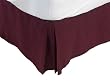 DKNY Night Caravan Iridescent Sheer California King Bedskirt, Bordeaux