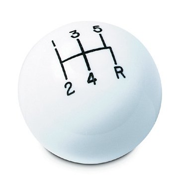 Hurst 1630008 White 5-Speed Classic Shifter Knob