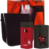 Angel B*Men by Thierry Mugler for Men 3 Piece Set Includes: 1.7 oz Eau de Toilette Spray + 3.5 oz Hair and Body Shampoo + Deluxe Weekender Toilettry Bag