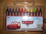Disney Cars 12 Pack Jumbo Crayons