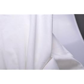 BestDealUSA Professional 6M x 3M (20ft x 10ft) Solid White 100% Premium Cotton Backdrop