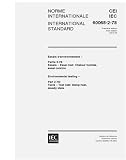 IEC 60068-2-78 Ed. 1.0 b:2001, Environmental testing - Part 2-78: Tests - Test Cab: Damp heat, steady state