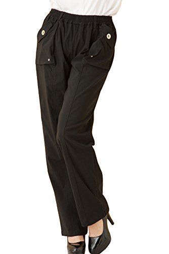 (Goldjapan)ゴールドジャパン 大きいサイズ レディース ストレッチ カーゴパンツ ロング丈パンツ ロングパンツ ワークパンツ スキニーパンツ レギンス レギパン ストレッチ パンツ ズボン 長ズボン 楽チン 伸縮性 伸びる 足長 美脚 脚長 カジュアル エレガント goldfit-006