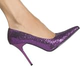 Classic Closed Toe Pump. Available in 3 Glitter Colors