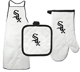Chicago White Sox Apron ( Oven Mitt and Potholder Set)