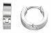 Fred Bennett Mens E2938 Brushed Steel Huggie Earrings