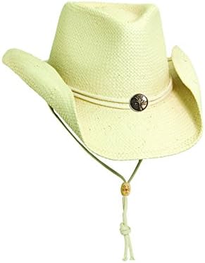 NEW BLUE CHAIR BAY KENNY CHESNEY TOYO NATURAL WHITE COWBOY HAT (S/M)