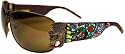 ED HARDY CRUNK ROCK SUNGLASSES COCOA EHS034 COCO