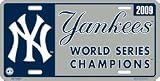 New York Yankees World Series 2009 Champions License Plate