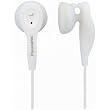 Panasonic RP-HV21-W In-Ear Earbud Heaphones with Built-in Clip (White)