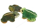 Accent Design Floral and Garden Accents Garden Friend Frog 3 Sitting Assorted