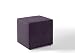 Würfel – Hocker 40x40x40cm Kunstleder violett RAL4007