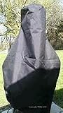 Blue Rooster - TBRCC600-CH - Year Around Chiminea Cover - Charcoal - Large