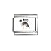 boston terrier - Boston Terrier Italian Charm (9mm)