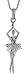 Sterling Silver Ballet Dancer (Ballerina) Pendant, 1 3/4 in. (44mm) tall