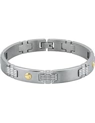 Stainless Steel Link Bracelet 08.50 Inch olished B5050k