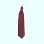 New Boys Solid Color Burgundy Clip On Necktie 11" Tie