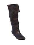 FRYE Sunny Tall Cuff Boot in Bark Brown