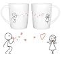 BoldLoft "From My Heart to Yours" Couple Coffee Mugs-Christmas Gift Ideas for Couples,Romantic Christmas Gifts for Him or for Her,Cute Christmas Gifts