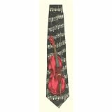 New Violin Melodies Olive Novelty Necktie Neck Tie