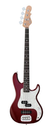 G L Tribute SB-2 Bass Four String Bordeaux Red Metallic Hard Rock Rosewood NeckB001DL92BI 