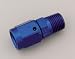 Earl's 916162 Blue Anodized Aluminum Straight -6AN Swivel to 1/8 Male NPT Adapter