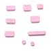 HDE 9-piece MacBook Pro/Air Anti-Dust Silicone Rubber Port Plugs (Hot Pink)