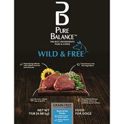 Pure Balance Wild & Free Bison and Pea Recipe Dog Food, 11 lbs(Pack of 2)