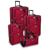 Pierre Cardin Luggage Sets 4-Piece Expandable Luggage Set