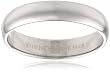 Women's 10k White Gold 4mm Traditional Plain Wedding Band