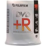 Fujifilm Media 25303100 DVD+R 4.7 GB 120 Minutes 16X Storage Media - 100 Pack Spindle