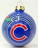 MARK PRIOR CHICAGO CUBS GLASS BALL CHRISTMAS ORNAMENT