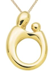 Large Mother and Child® Pendant by Janel Russell - 14kt Yellow Gold