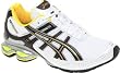 Asics Womens Gel Frantic 3 White/Chocolate/Metallic Gold Running